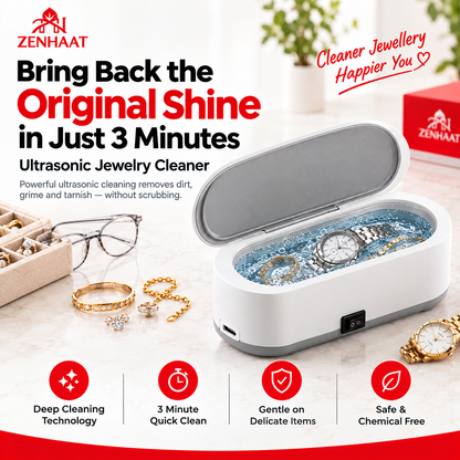 ZenHaat Pro Mini Ultrasonic Jewellery Cleaner