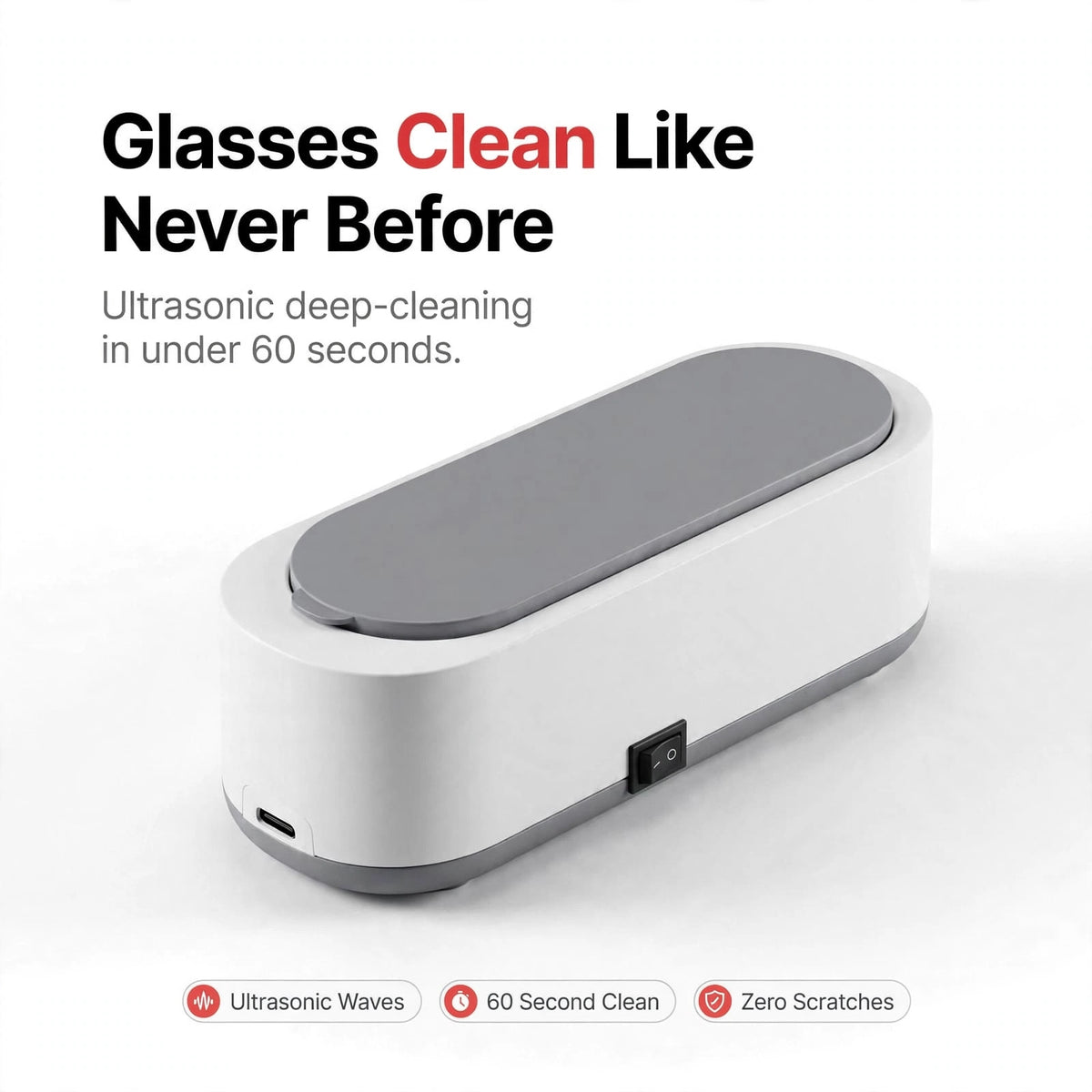 ZenHaat Pro Mini Ultrasonic Jewellery Cleaner