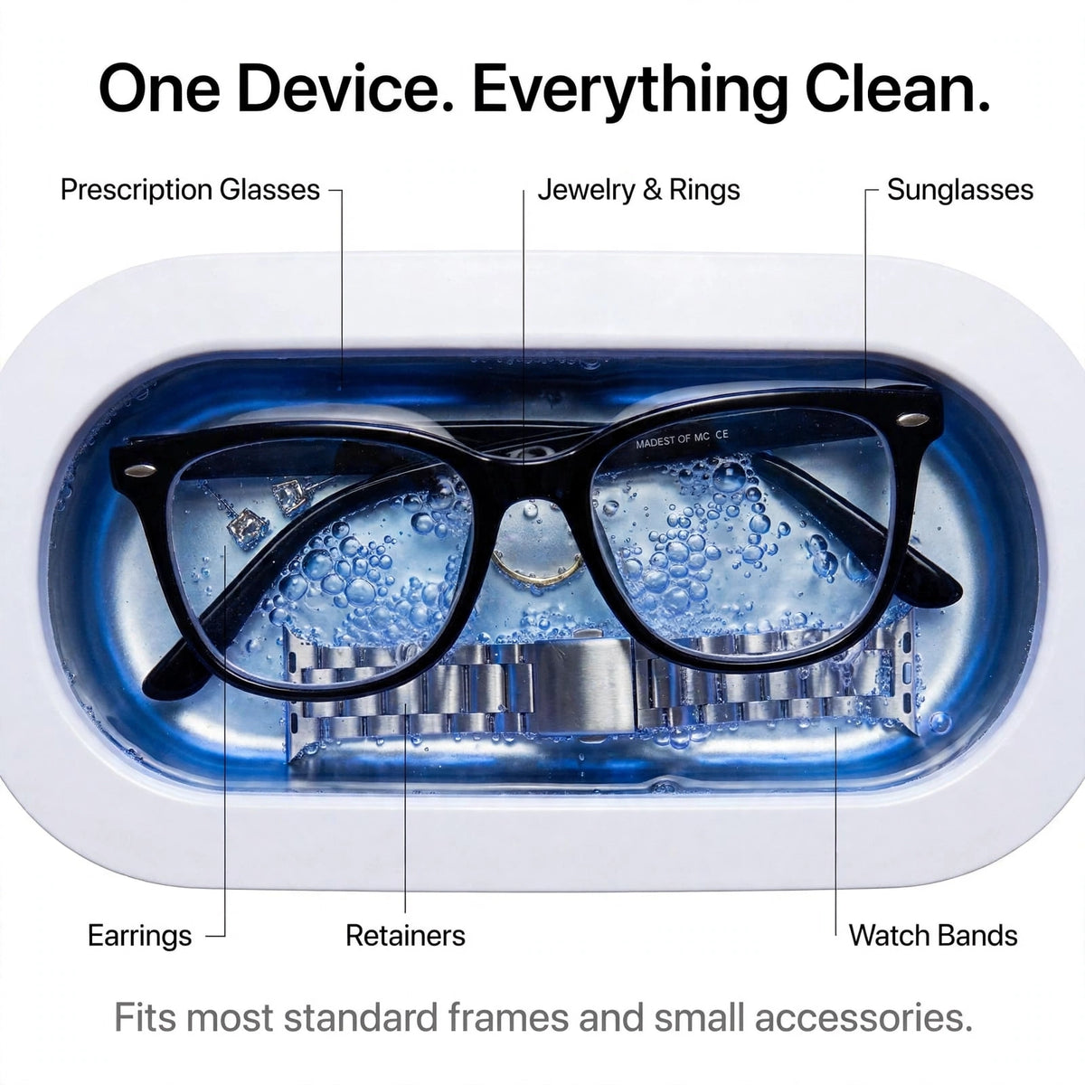 ZenHaat Pro Mini Ultrasonic Jewellery Cleaner