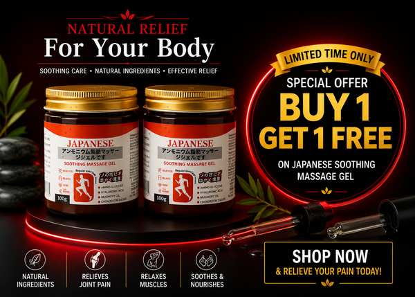 Japan Secret™ Instant Pain Relief Soothing Massage Gel (Buy1 Get1)