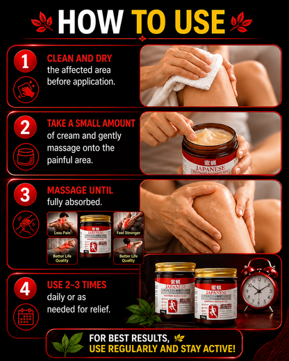 Japan Secret™ Instant Pain Relief Soothing Massage Gel (Buy1 Get1)