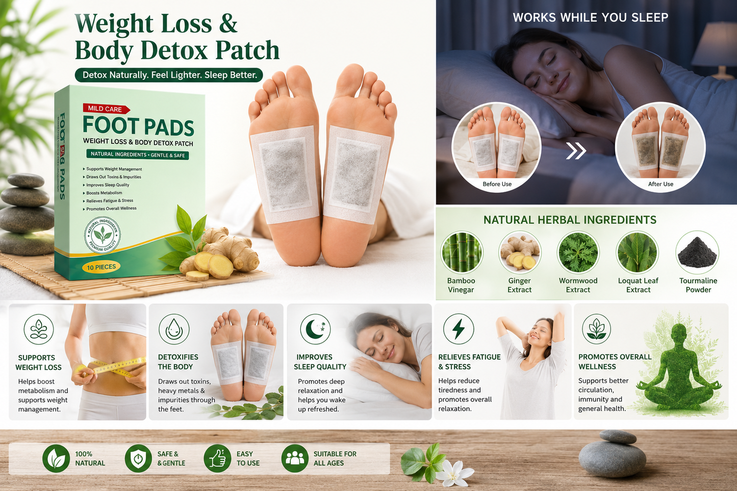 ZenHaat Weight Loss and Body Detox Patch