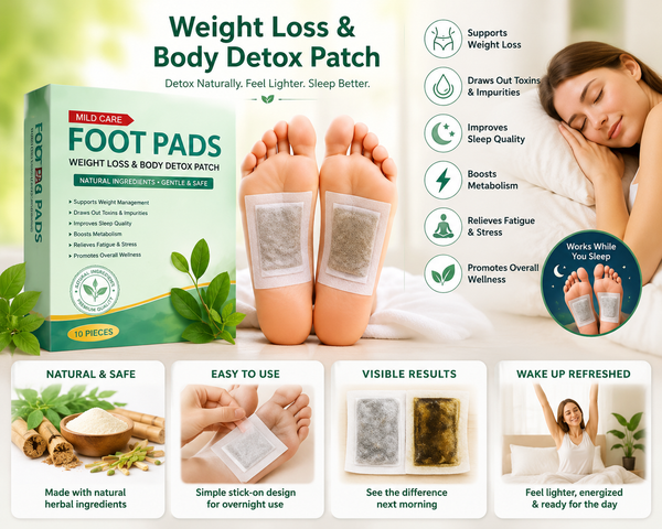 ZenHaat Herbal  Detox Foot Pads (Pack of 1) 10 Patches