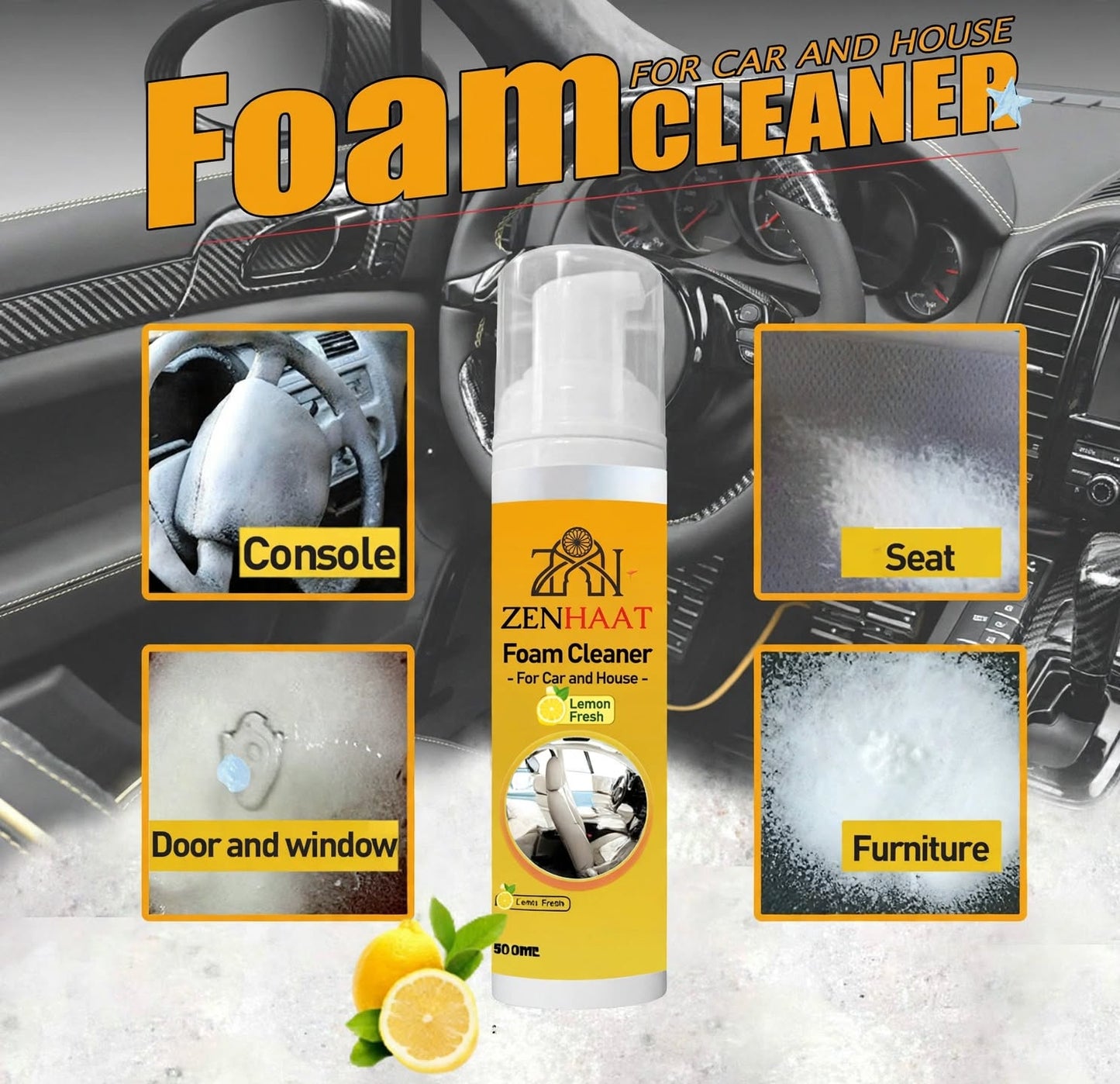ZENHAAT Power Foam - All-in-One Cleaner Buy 1 Get 1 Free